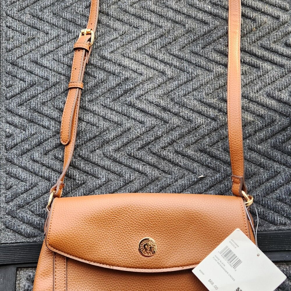 BRAND NEW with Tags - Anne Klein Crossbody Bag - Saddle